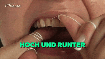 Teeth Floss GIF by proDente