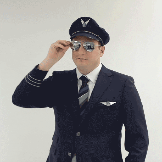 sunglasses captain GIF by Alaska Airlines