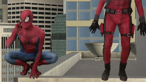 Spider-man-and-deadpool GIFs - Get the best GIF on GIPHY