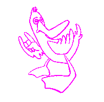 Pink Rock Sticker