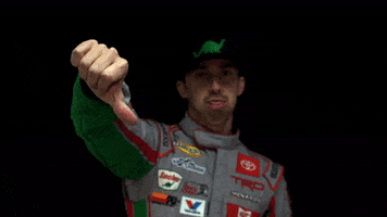No Way Thumbs Down GIF by NASCAR