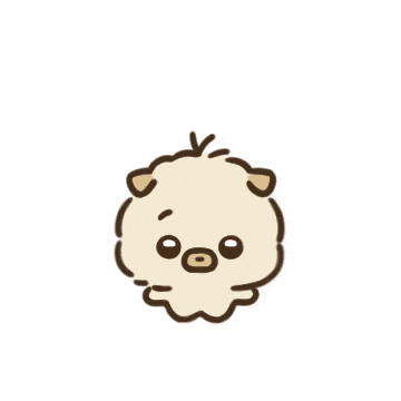 하트 강아지 GIF