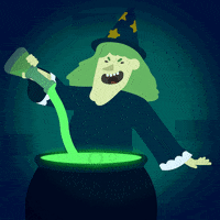 Wicked Witch Halloween GIF