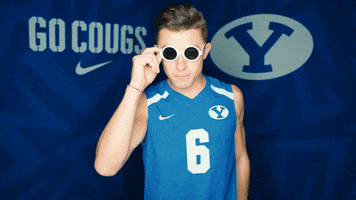 Sport Sunglasses GIF by BYU Cougars