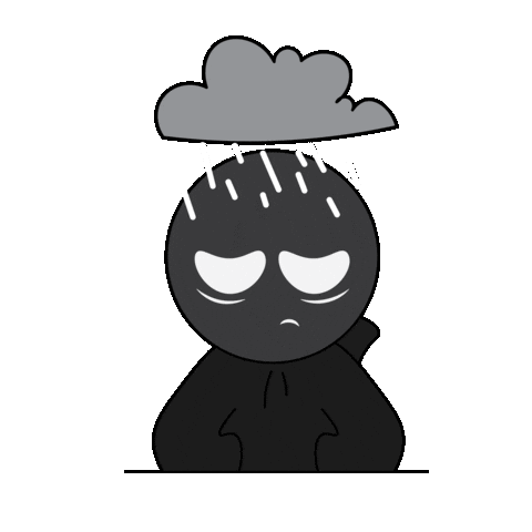 Sad Cry Sticker