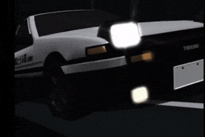 Initial D Gutter Run GIF