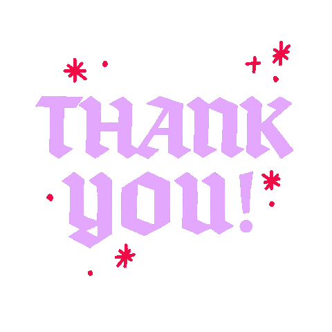 Thanks Sticker