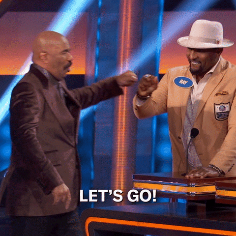 Excited Lets Go GIF by ABC Network