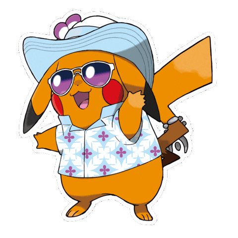 Sunglasses Waving Sticker by Pokémon