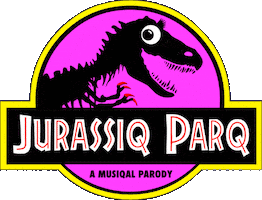 Jurassic Park Dinosaur Sticker by Oasis Arts Inc