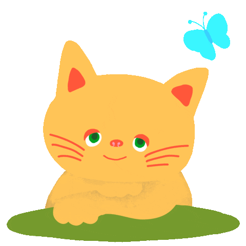 Cat Sticker by yobegrafika