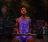 working out the fresh prince of bel air GIF
