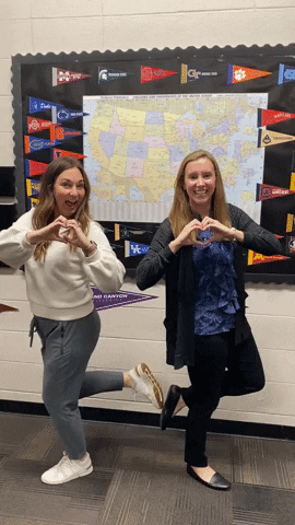 Heart GIF by CAC Mustangs