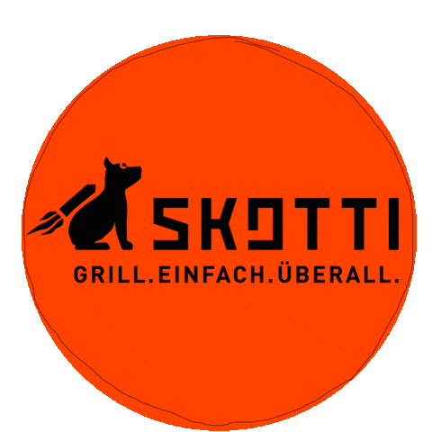 Sausage Grilling Sticker by Skotti Grill