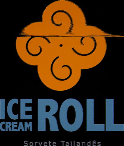 Ice Cream Roll Br GIF