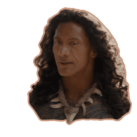 The Rock Smile Sticker by Walt Disney Studios