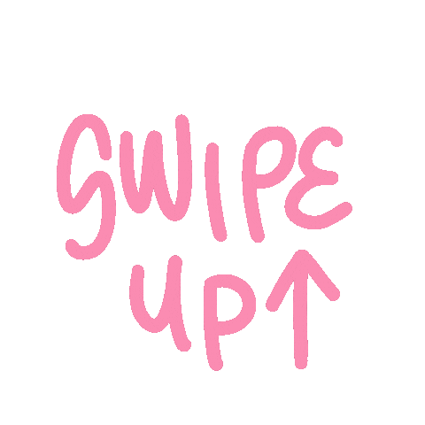 Pink Swipe Up Sticker