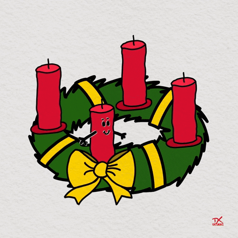 Christmas Candle GIF by Dani K.