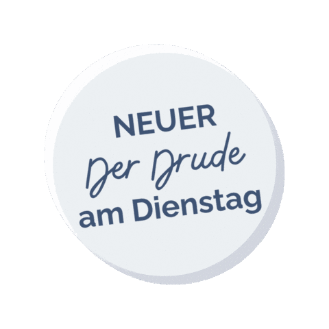 Drude Am Dienstag Sticker by toppkreativ