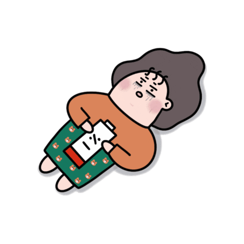Tired Sticker