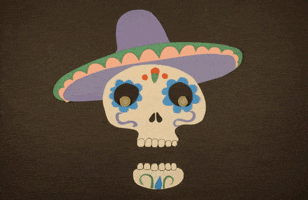 Day Of The Dead Halloween GIF by Ecard Mint