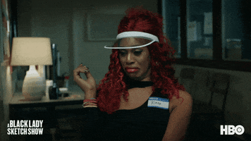 Laverne Cox Wow GIF by A Black Lady Sketch Show