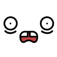 Scared Face Sticker for iOS & Android