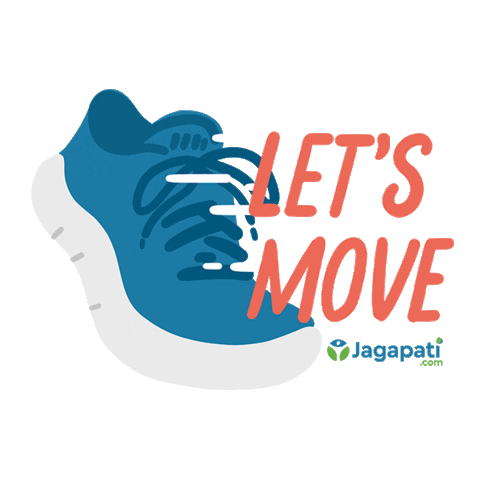 Workout Running Sticker by Jagapati