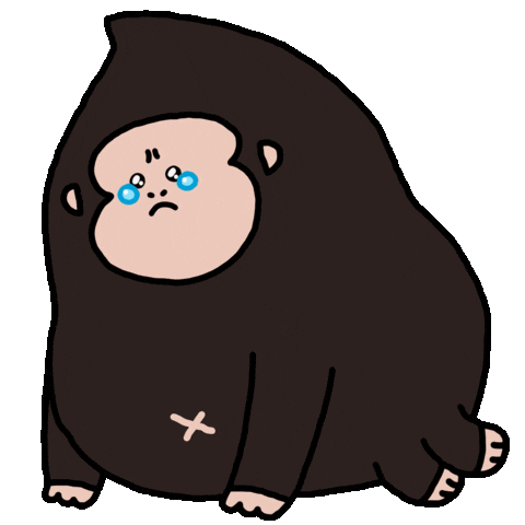 Sad Cry Sticker