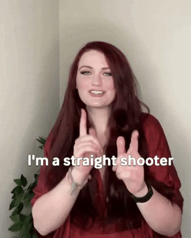 Keep It Real Straight Shooter GIF by Ryn Dean