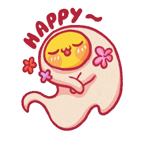 Happy Egg Sticker by KimothyWuArt