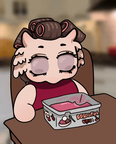 Ice Cream Eating GIF