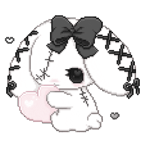 Pixel Bunny Sticker