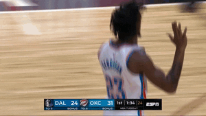 Excited Oklahoma City Thunder GIF by NBA