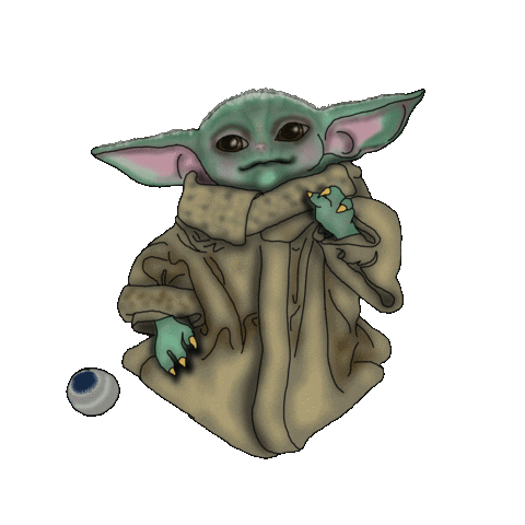 Star Wars Baby Yoda Sticker