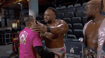New Day Reaction GIF by WWE