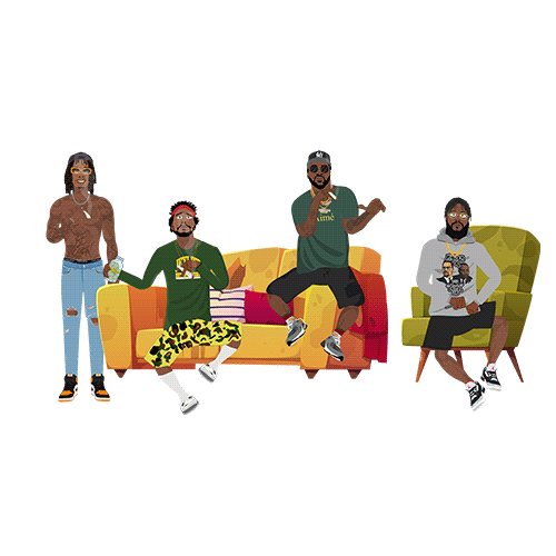 Wiz Khalifa Big Krit Sticker by Smoke DZA