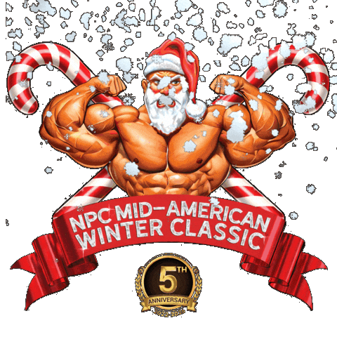 Buffsanta Sticker by NPC Mid-American Winter Classic