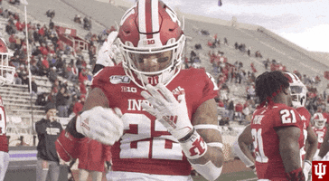 College Football Eating GIF by Indiana Hoosiers