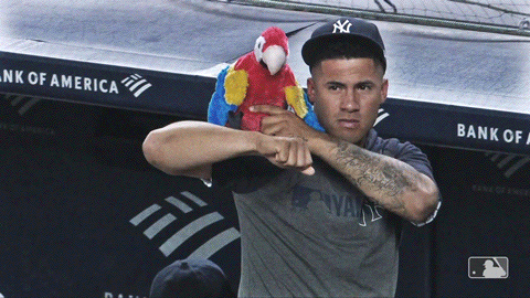 Fingers Pointing Happy Gleyber Torres GIF