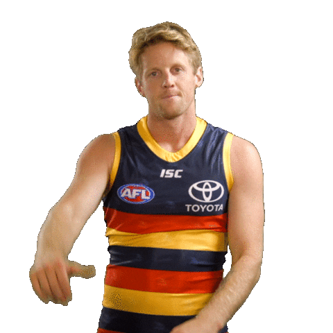 Rory Sloane Thumbs Down Sticker by Adelaide Crows