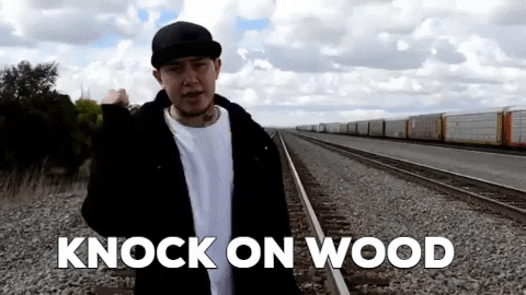 Knock On Wood Gif