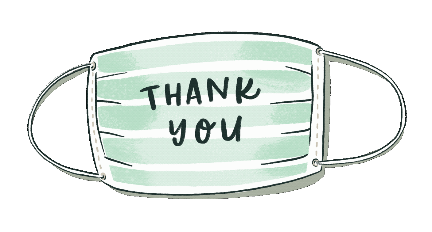 Mask Thank You Sticker For Ios Android Giphy