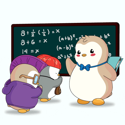 Learn Back To School GIF by Pudgy Penguins