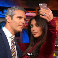 kim kardashian how to take a selfie GIF
