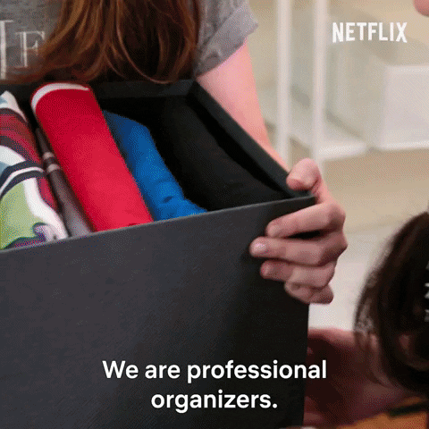 Netflix Organizing GIF by The Home Edit