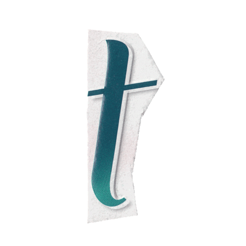 Typography Collage Sticker