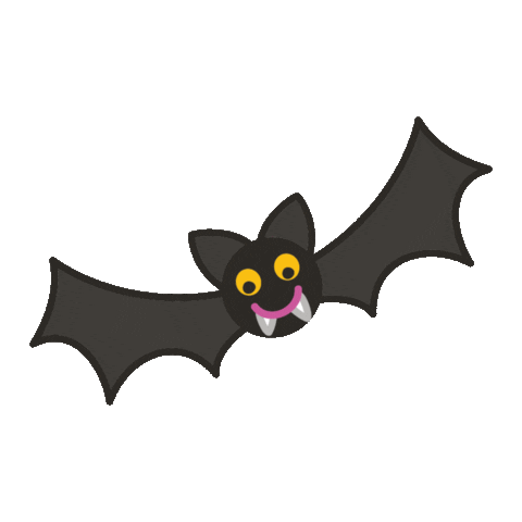 Black Bat Halloween Sticker by Peppa Pig