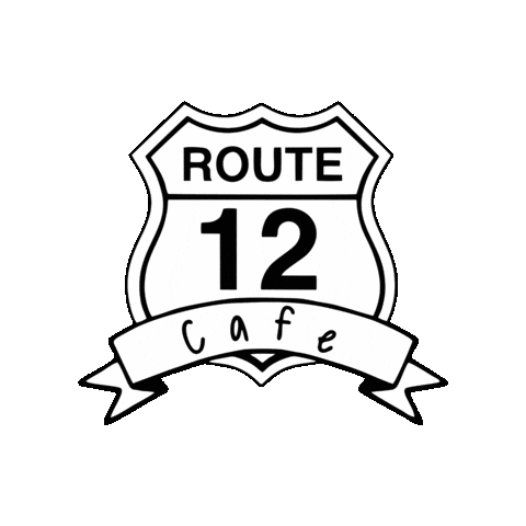 R12C Sticker by Route 12 Cafe