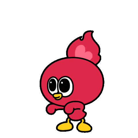 Happy Lets Go Sticker